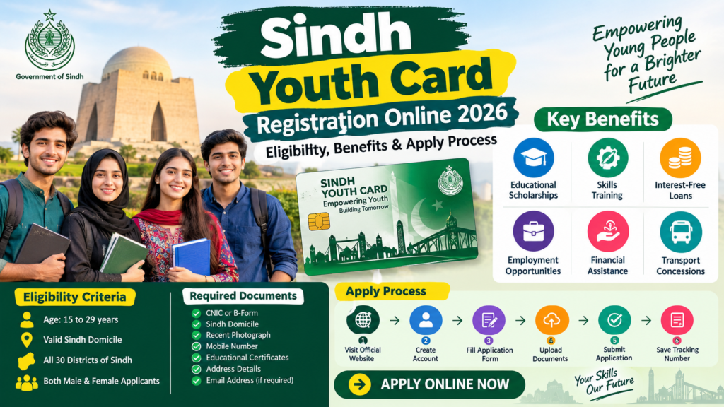 Sindh Youth Card Registration Online 2026